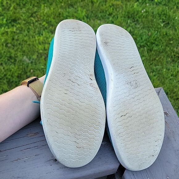 Allbirds Tree Skimmers Aqua Teal Turquoise Size 8 - Picture 6 of 6
